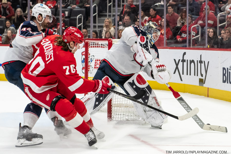 Blue Jackets at Red Wings Jan 14 2023 Gallery - In Play! magazine