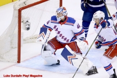 New York Rangers Alexandar Georgiev loses his stick- Luke Durda/In Play! Magazine