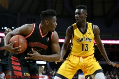 29th of February 2020. The London lightning beat the Windsor Express in a rough and physical game 124-110. Windsor Express # 23 Kemy Osse - Photo Credit Luke Durda