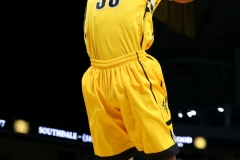 29th of February 2020. The London lightning beat the Windsor Express in a rough and physical game 124-110. London lightning # 35 AJ Gaines Jr.- Photo Credit Luke Durda