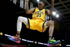 29th of February 2020. The London lightning beat the Windsor Express in a rough and physical game 124-110. London lightning # 35 AJ Gaines Jr.- Photo Credit Luke Durda