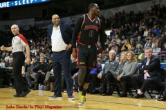 29th of February 2020. The London lightning beat the Windsor Express in a rough and physical game 124-110. Windsor Express # 11 Kirk Williams Jr. - Photo Credit Luke Durda