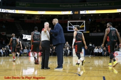 29th of February 2020. The London lightning beat the Windsor Express in a rough and physical game 124-110. Windsor Express Coach Bill Jones - Photo Credit Luke Durda