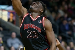 29th of February 2020. The London lightning beat the Windsor Express in a rough and physical game 124-110. Windsor Express # 23 Kemy Osse - Photo Credit Luke Durda