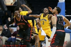 29th of February 2020. The London lightning beat the Windsor Express in a rough and physical game 124-110. Windsor Express # 11 Kirk Williams Jr. - Photo Credit Luke Durda