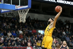 29th of February 2020. The London lightning beat the Windsor Express in a rough and physical game 124-110. London lightning #11 Cameron Forte - Photo Credit Luke Durda