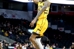 29th of February 2020. The London lightning beat the Windsor Express in a rough and physical game 124-110. London lightning # 35 AJ Gaines Jr.- Photo Credit Luke Durda
