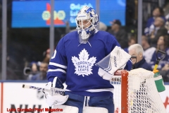 February 1st 2020, Toronto defeats Ottawa 2-1 in overtime. Toronto Maple Leafs Michael Hutchinson - Luke Durda/In Play! Magazine