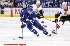 February 1st 2020, Toronto defeats Ottawa 2-1 in overtime. Toronto Maple Leafs John Tavares - Luke Durda/In Play! Magazine