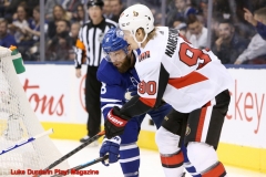 February 1st 2020, Toronto defeats Ottawa 2-1 in overtime. Toronto Maple Leafs Jake Muzzin - Luke Durda/In Play! Magazine