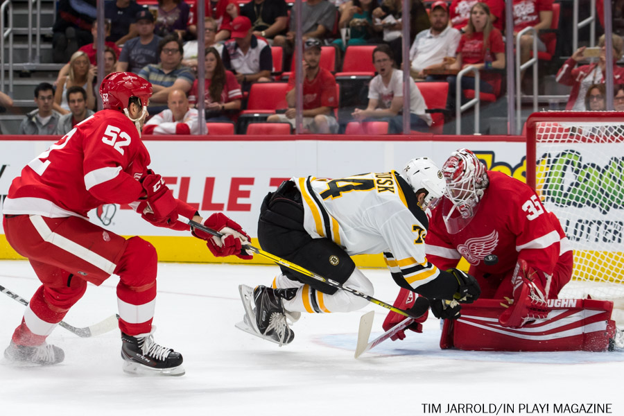 Red Wings vs Bruins Sept 23 2017 Game PIX - In Play! magazine