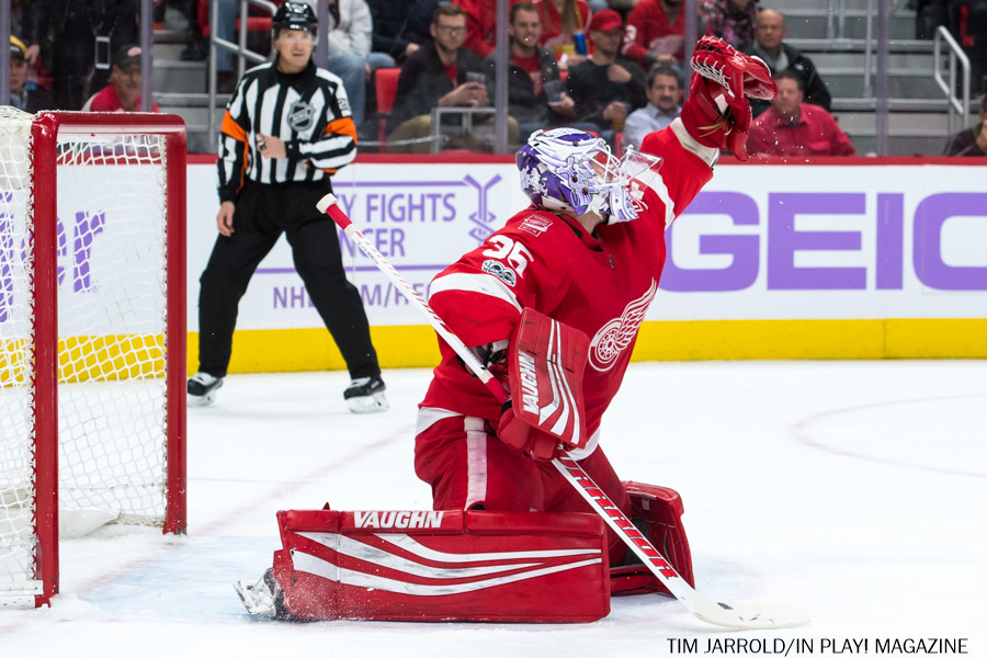 Detroit Red Wings vs Kings Game Photos In Play! magazine