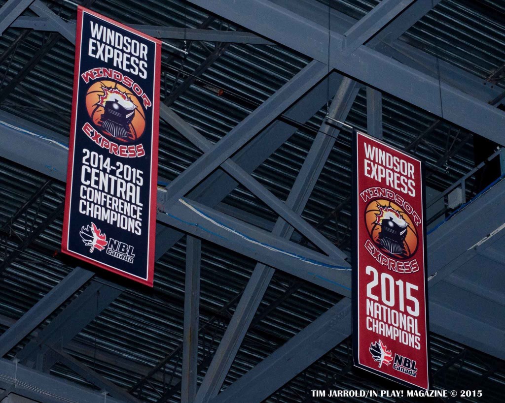 Windsor Express championship banners