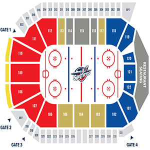 Seating Chart WFCU Centre - Windsor Spitfires - In Play! magazine