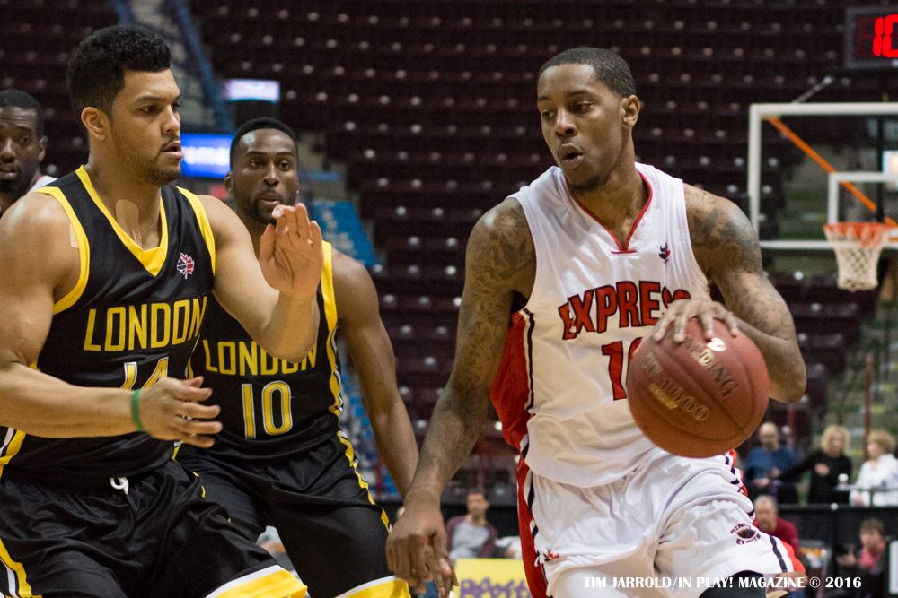 Brandon Robinson of the Windsor Express