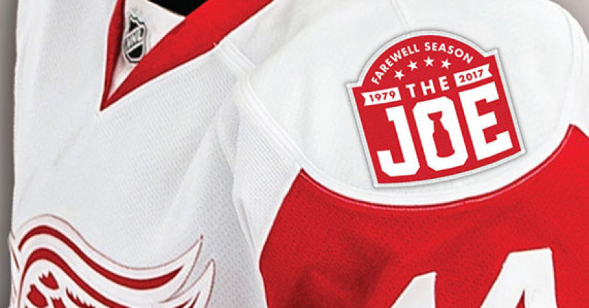 red wings farewell jersey