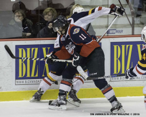 Spitfires vs Barrie Colts