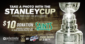 stanley cup at wfcu centre