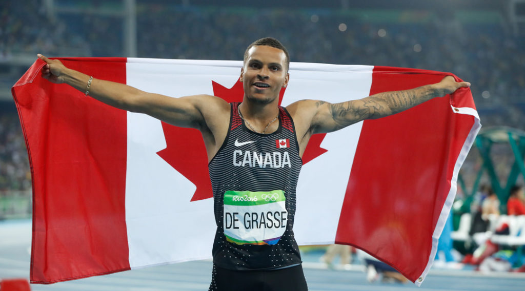Day 9 Team Canada Results at Rio, Andre DeGrasse 100m bronze