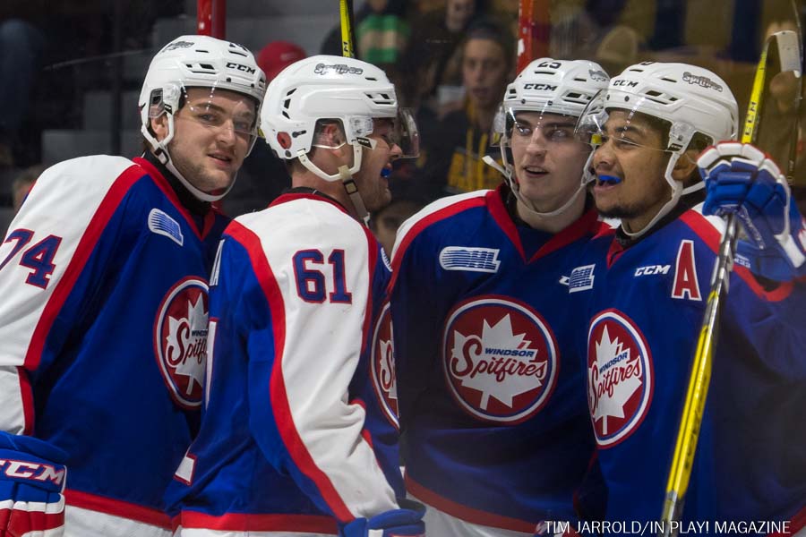 Windsor Spitfires vs Saginaw Spirit PIX