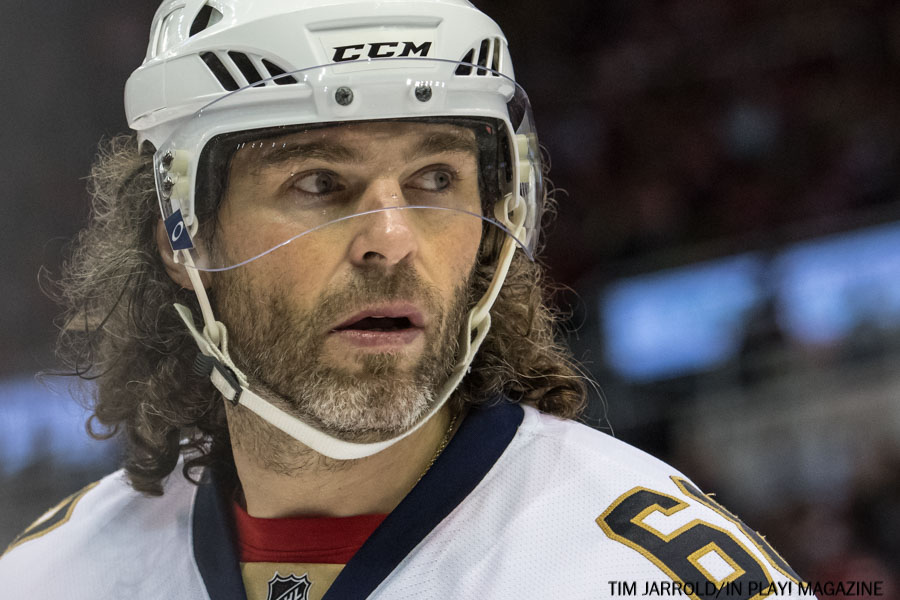 Jaromir Jagr skated in the 1,653rd game
