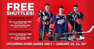 FREE SHUTTLE SERVICE TO THIS WEEK'S GAMES