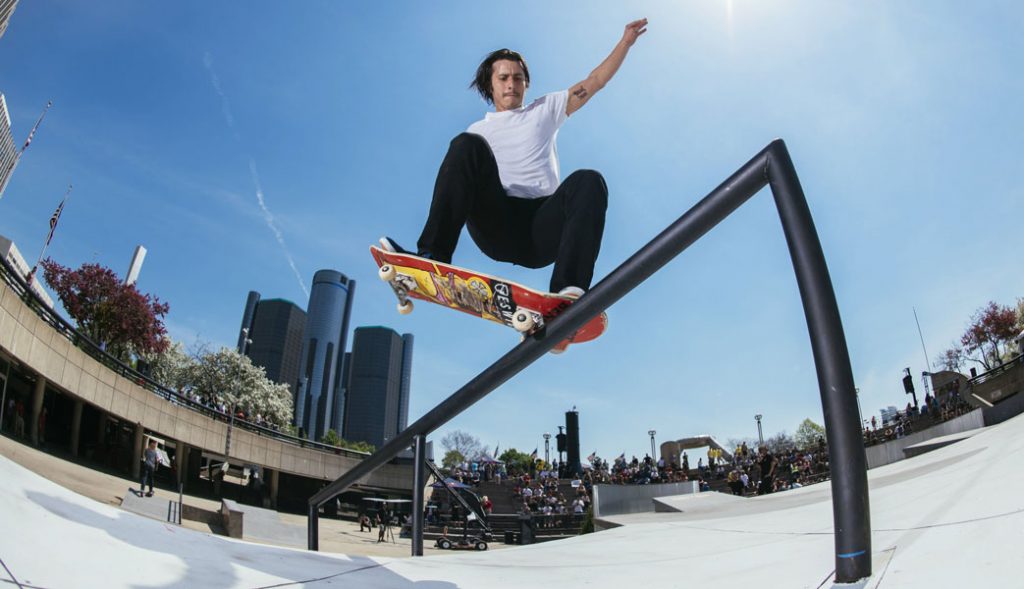 RED BULL HART LINES ELITE STREET SKATEBOARDERS RETURN TO DETROIT’S HART PLAZA