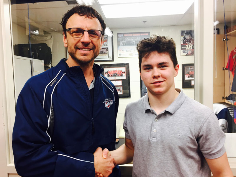 Spitfires Agree to Terms with Nathan Staios