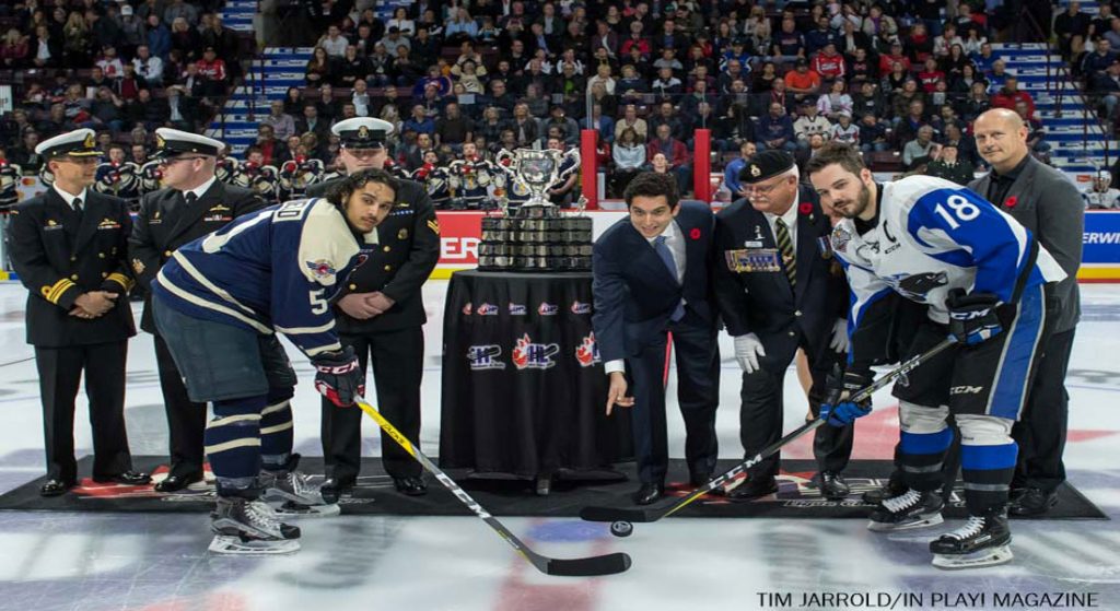 Memorial Cup Game 1 Spitfires vs Sea Dogs Game PIX