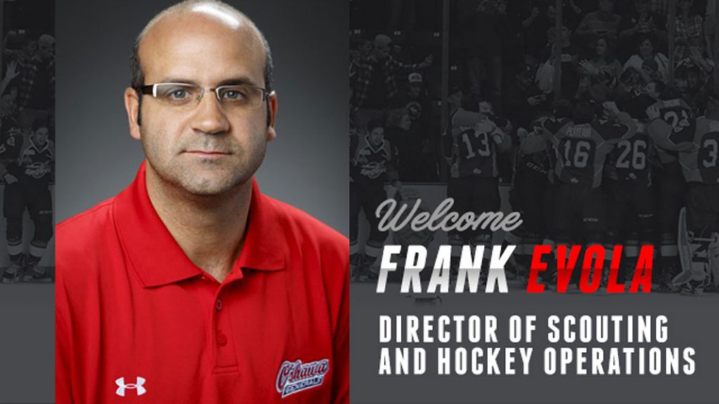 Windsor Spitfires Hire Frank Evola Director of Scouting and Hockey Operations