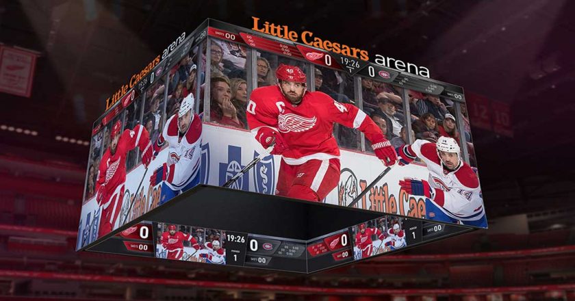 Little Caesars Arena Scoreboard World’s Largest System