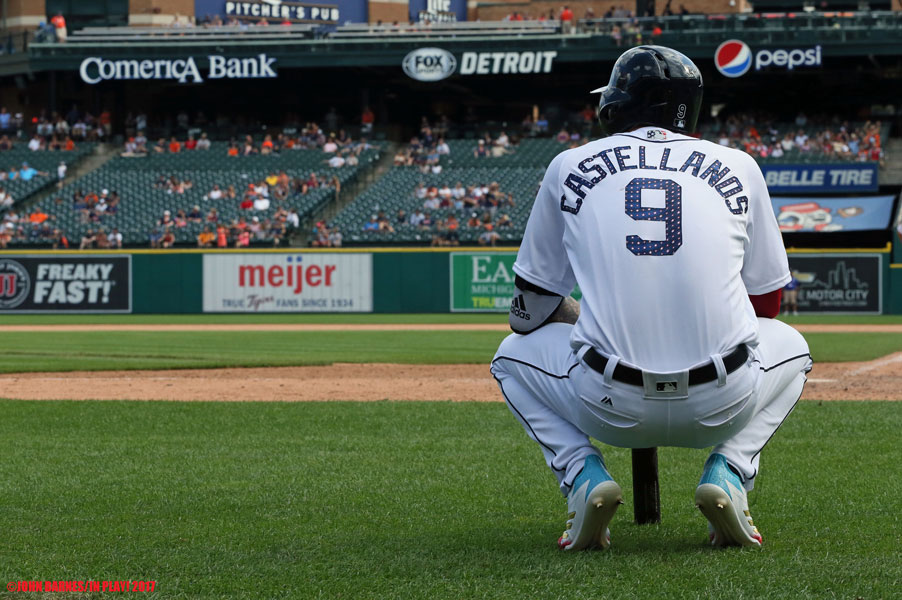 Tigers vs Indians July 2 2017 PIX, Tigers vs Reds, NICHOLAS CASTELLANOS NAMED TIGER OF THE YEAR