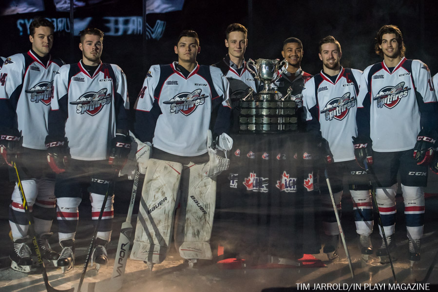 Windsor Spitfires Banner Raising Night