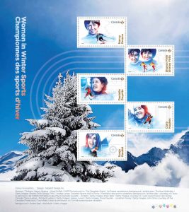 Canada Post Women in Winter Sports Stamps