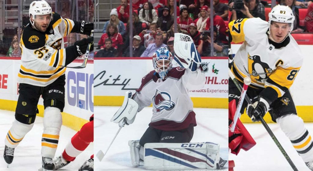 Bergeron, Bernier Crosby NHL Three Stars Week January 7