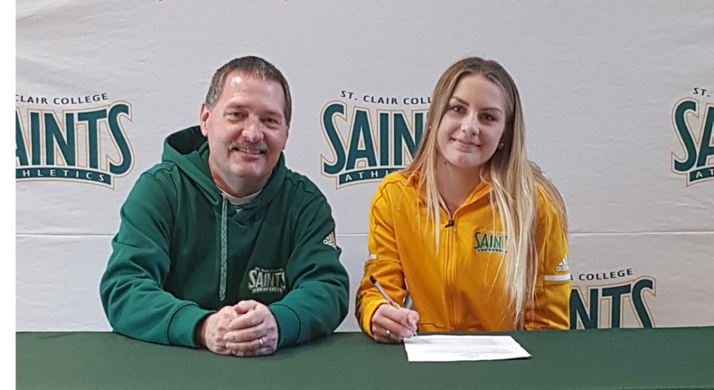 Saints Soccer Sign Top Keeper Kaldenbach
