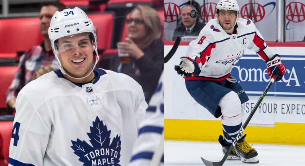 Leafs Capitals, NHL Schedule for October 13 2018