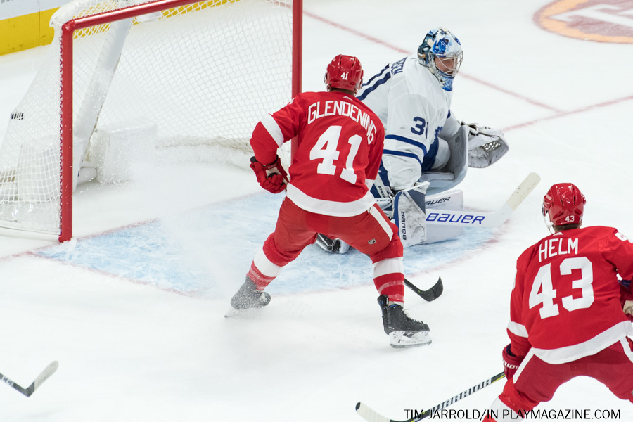 Red Wings vs Maple Leafs Oct 11 2018 In Play! magazine