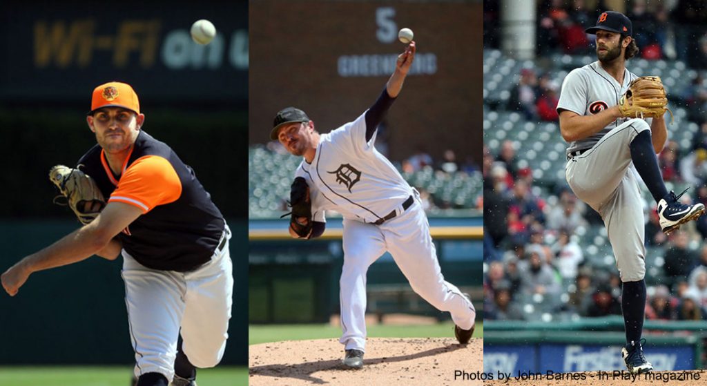 lefthanded pitchers Matthew Boyd, Blaine Hardy and Daniel Norris.