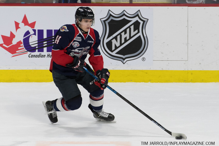 Defenceman Nathan Staios