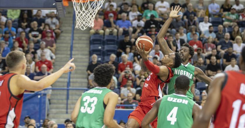 CANADA'S MEN'S BASKETBALL BEATS NIGERIA