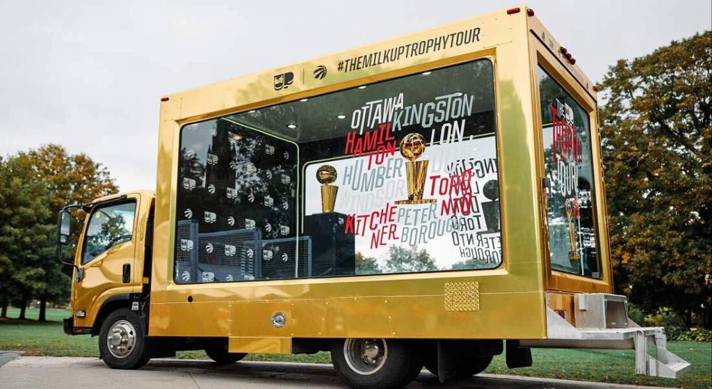 TORONTO RAPTORS BRING NBA CHAMPIONSHIP LARRY O’BRIEN CHAMPIONSHIP TROPHY TO WINDSOR