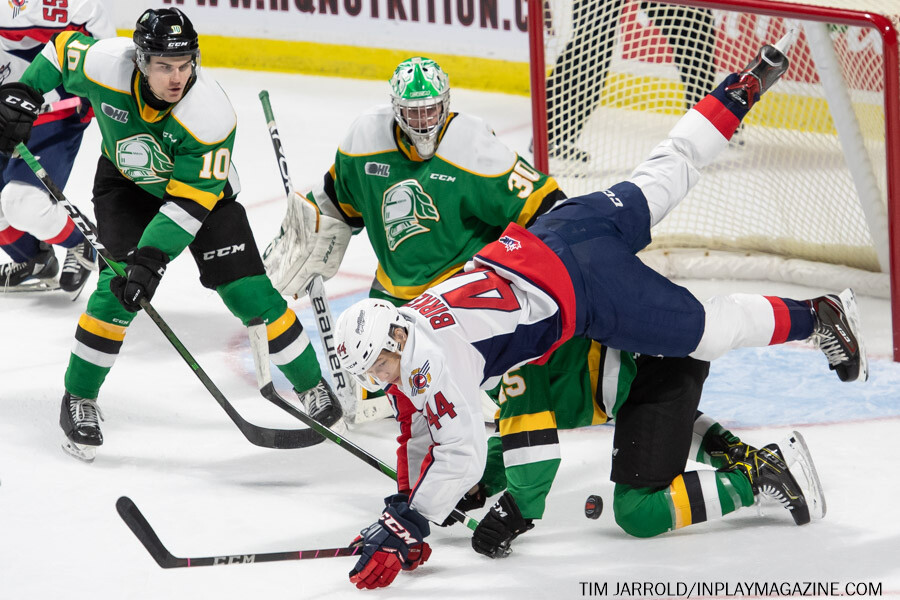 London Knights at Windsor Spitfires Oct 11 2021