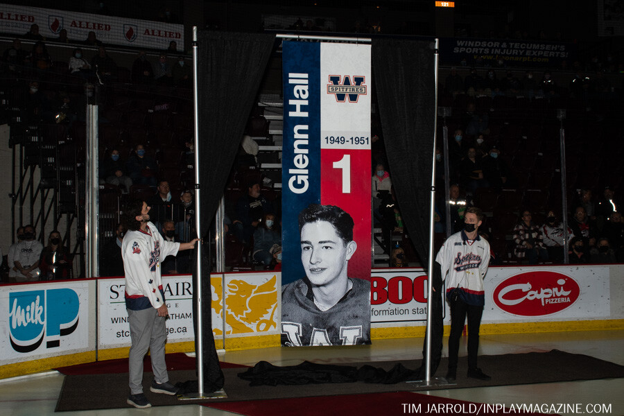 Windsor Spitfires Glenn Hall Night. Photo by Tim Jarrold - In Play! magazine