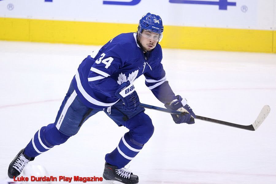 Toronto Maple Leafs Auston Matthews (Luke Durda/In Play Magazine)