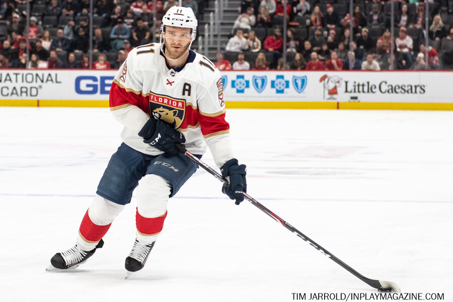 Jonathan Huberdeau, Florida Panthers. Photo: Tim Jarrold - In Play! magazine