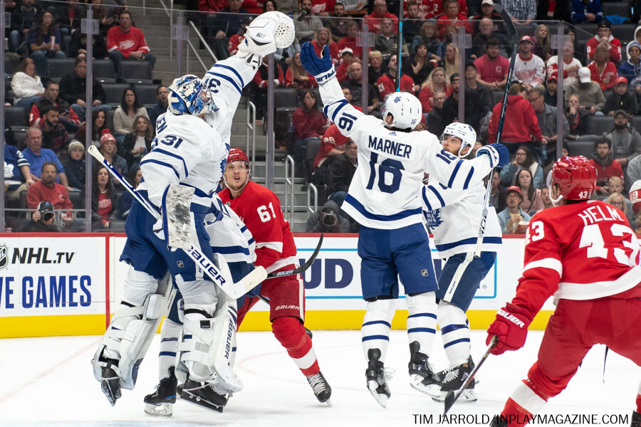 Leafs vs Red Wings October 12 2019. Photo: Tim Jarrold - In Play! magazine
