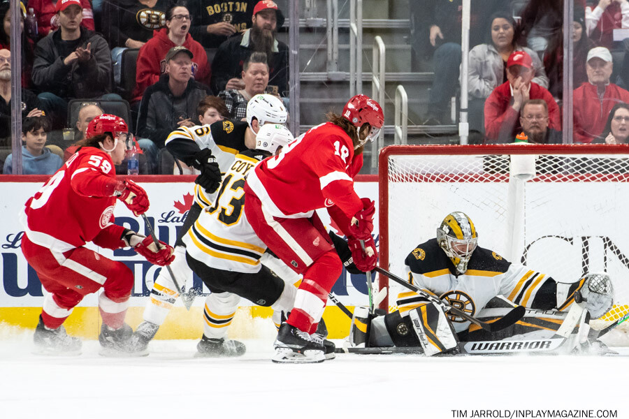 Detroit Red Wings April 5 2022. Photo: Tim Jarrold - In Play! magazine