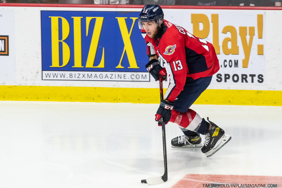Flint Firebirds at Windsor Spitfires May 29 2022 WCF Game 5. Photo: Tim Jarrold - In Play! magazine