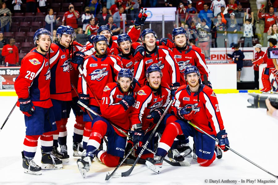 Kitchener Rangers at Windsor Spitfires May 14 2022. Photo: Daryl Hermann - In Play! magazine